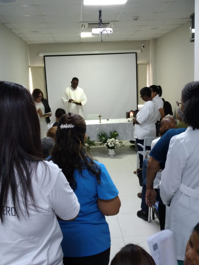 El hospital Ciudad Juan Bosch (HCJB) oficia eucaristía por los Enfermos