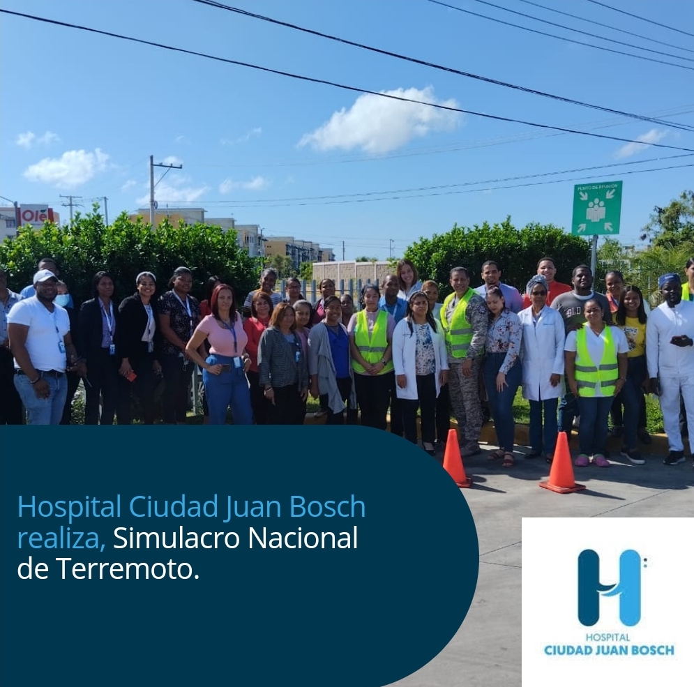 Read more about the article Hospital Ciudad Juan Bosch realiza Simulacro Nacional de Terremoto