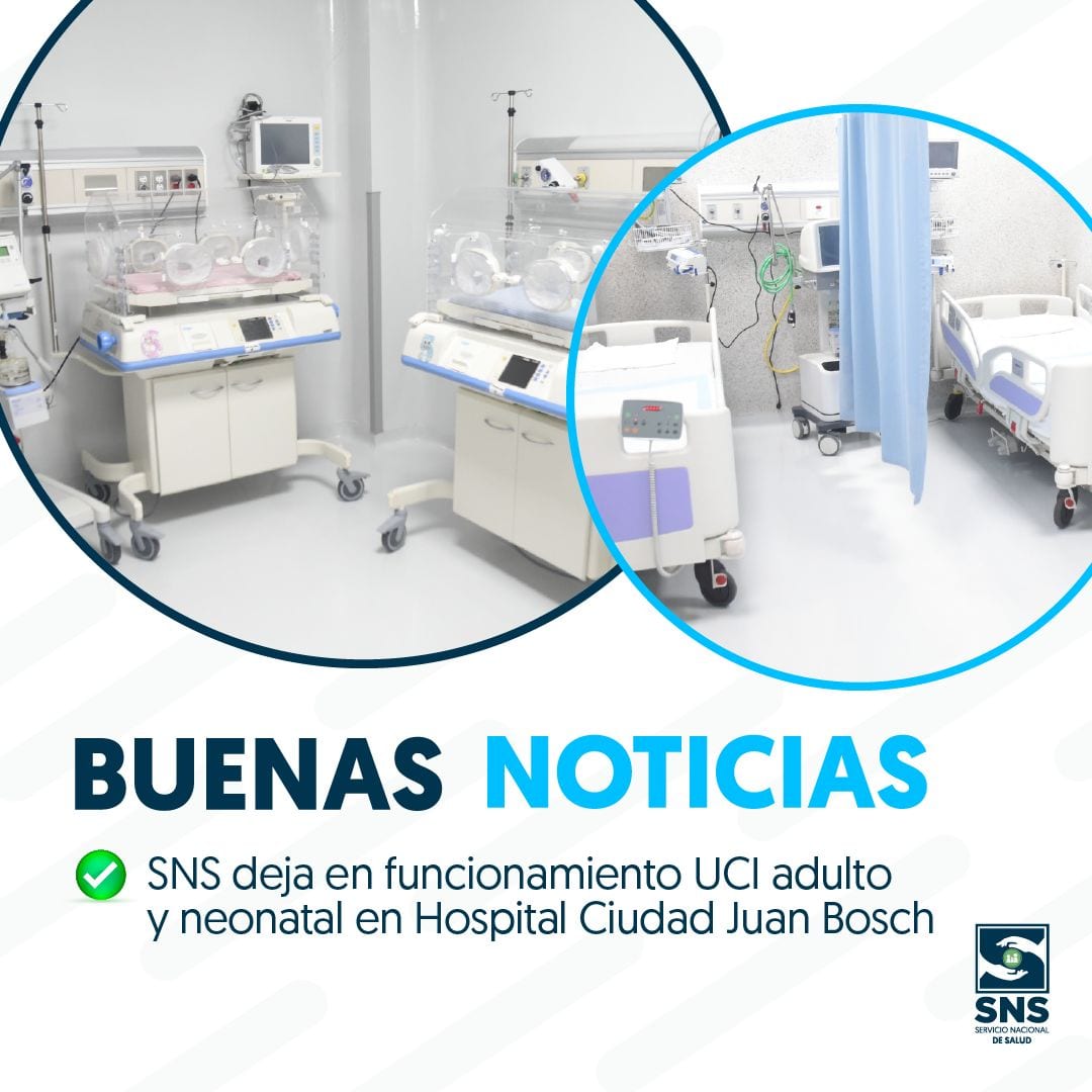 Read more about the article Hospital Ciudad Juan Bosch (HCJB) apertura área de Cuidados Intensivos Intermedio y Neonatal respectivamente