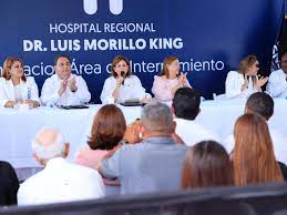 Read more about the article Vicepresidenta anuncia primer hospital pediátrico del Sur y ampliación área Internamiento Morillo King en La Vega