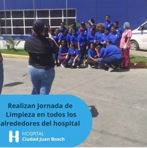 Read more about the article LLevan a cabo limpieza general en el Hospital Ciudad Juan Bosch